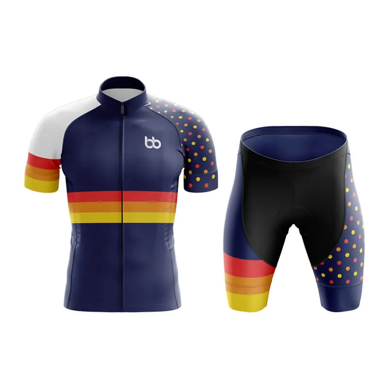 Dot and Stripe Club Cycling Kit (Navy)