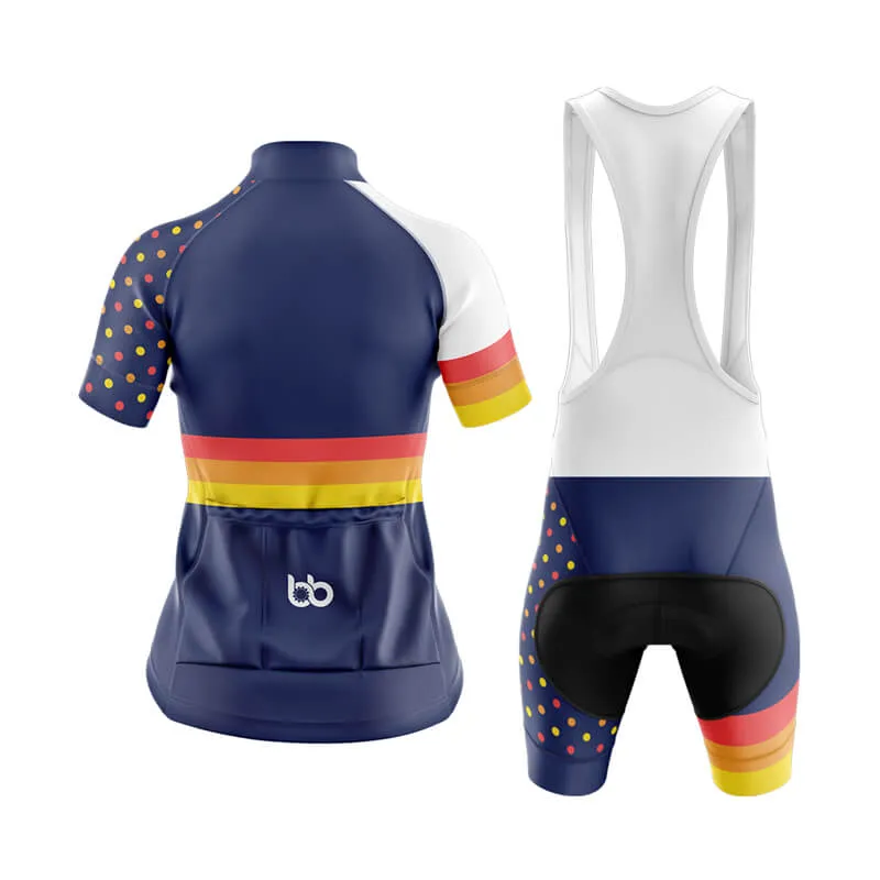 Dot and Stripe Club Cycling Kit (Navy)