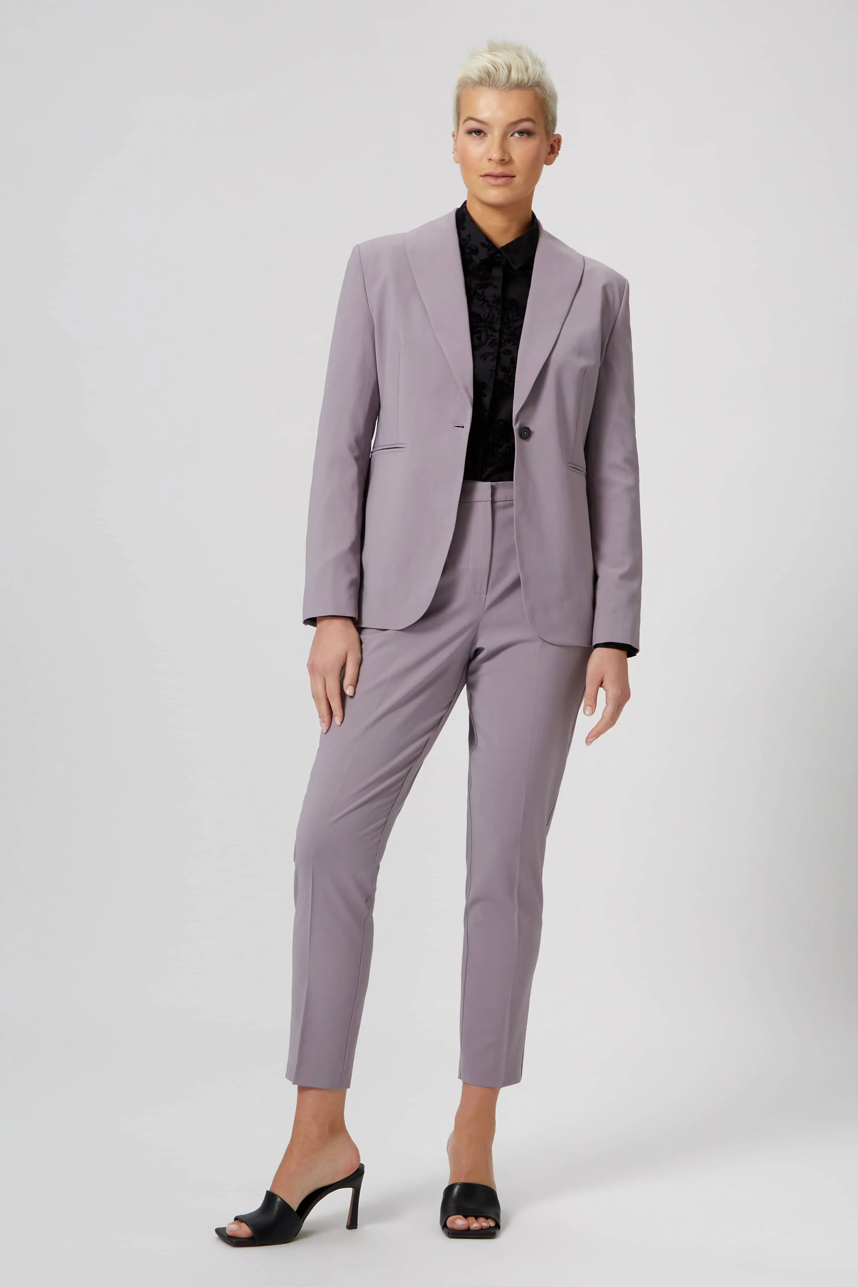 Eliza Skinny Fit Lilac Jacket - ARCHIVE