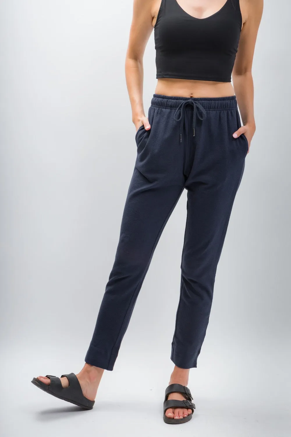 Elle | Women's Anti-Stain Textured Knit Pants