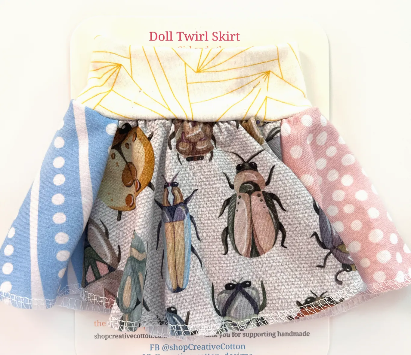 Entomologist Doll Skirt