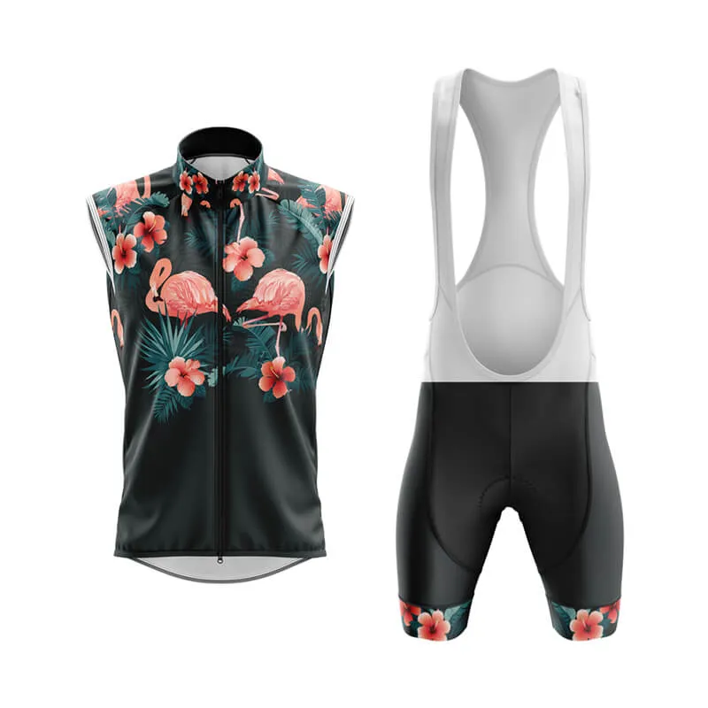 Floral Neck Flamingo Club Cycling Kit