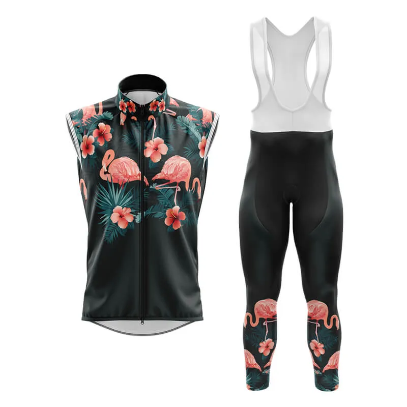 Floral Neck Flamingo Club Cycling Kit