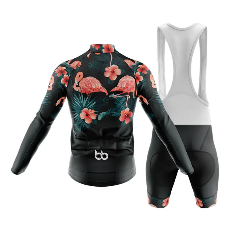 Floral Neck Flamingo Club Cycling Kit