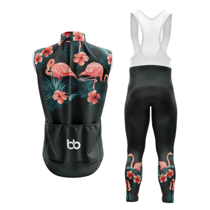 Floral Neck Flamingo Club Cycling Kit