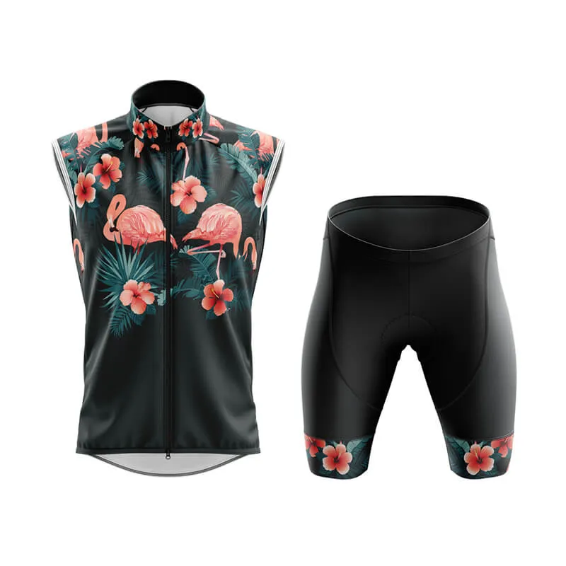 Floral Neck Flamingo Club Cycling Kit