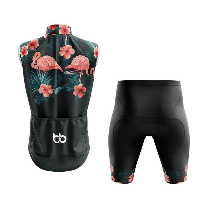 Floral Neck Flamingo Club Cycling Kit