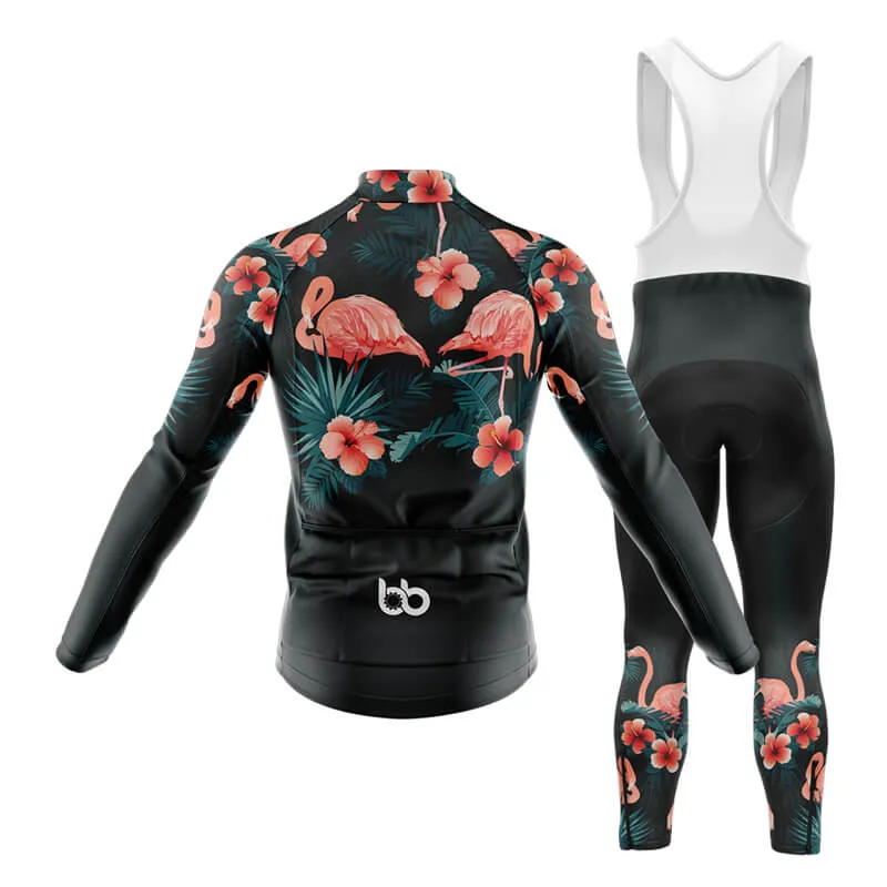 Floral Neck Flamingo Club Cycling Kit