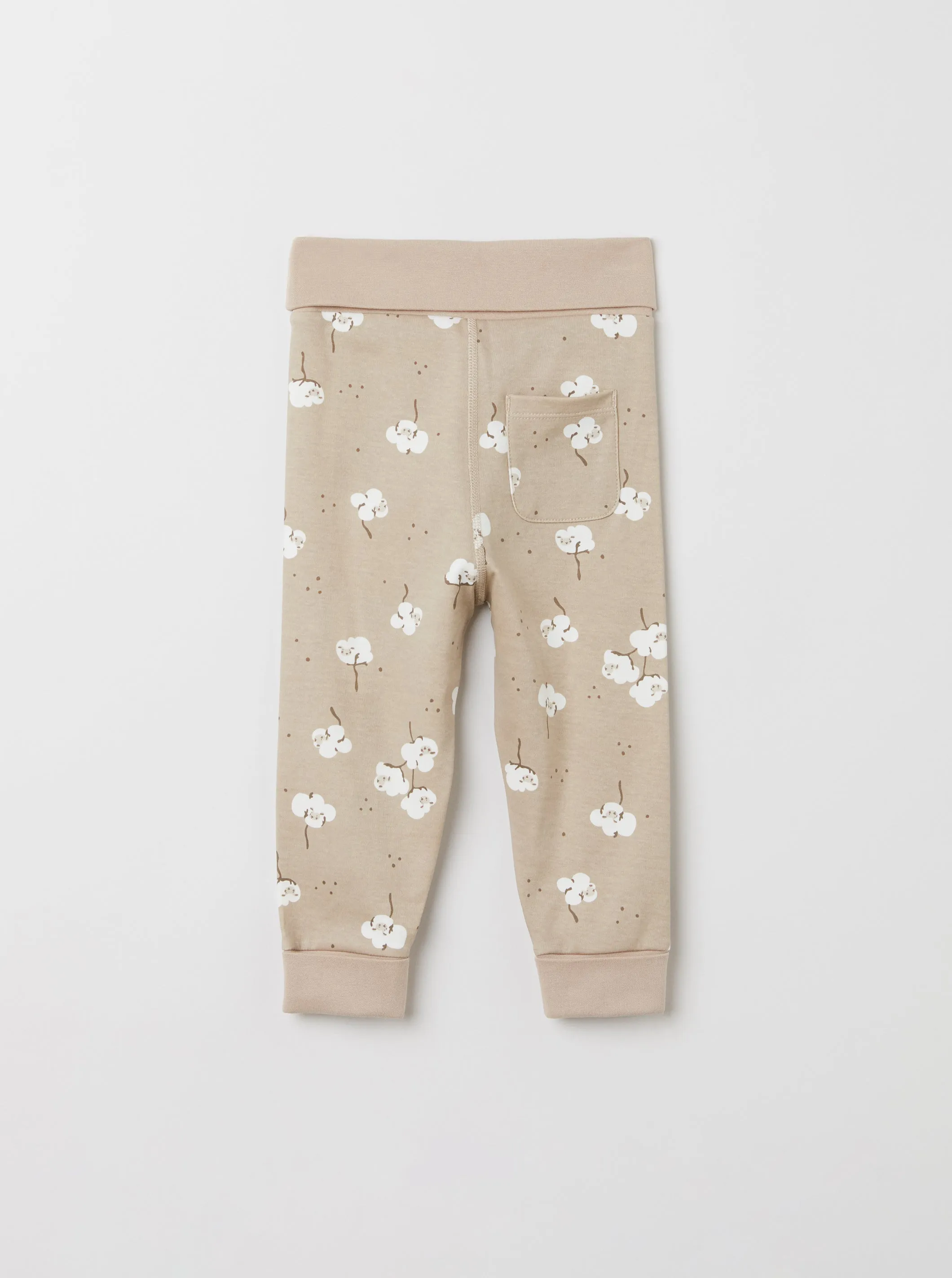 Flower Print Baby Leggings