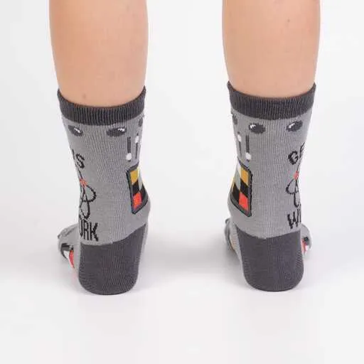 Genius at Work Kid's Crew Socks