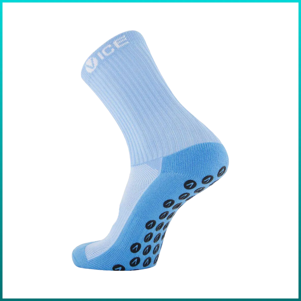 Grip Socks - Sky Blue Crew