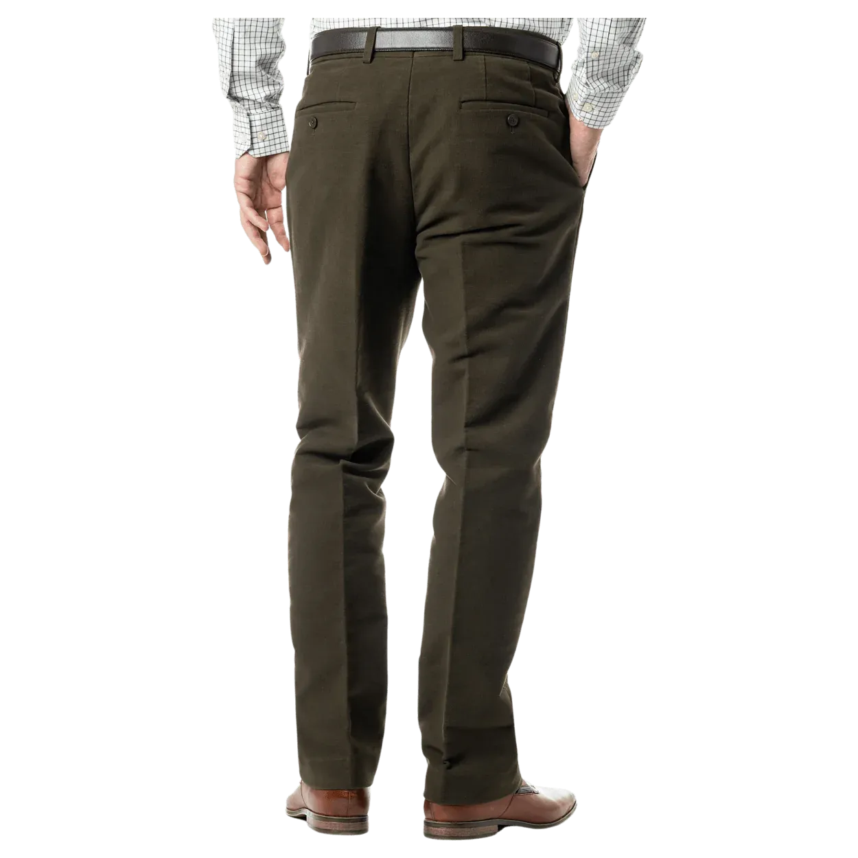 GURTEEN Epsom Moleskin Trousers - Olive