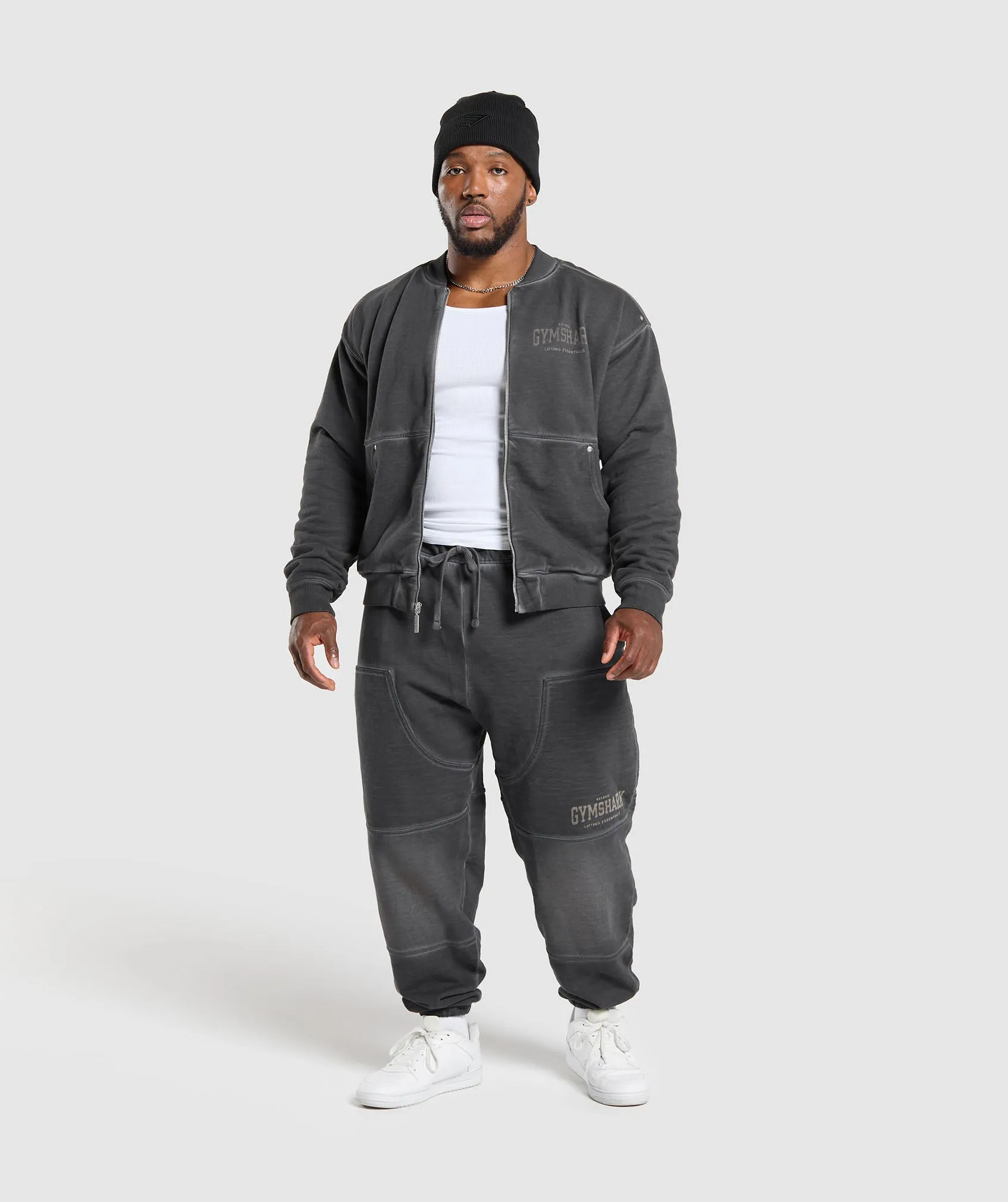 Gymshark Heavyweight Bomber Jacket - Black