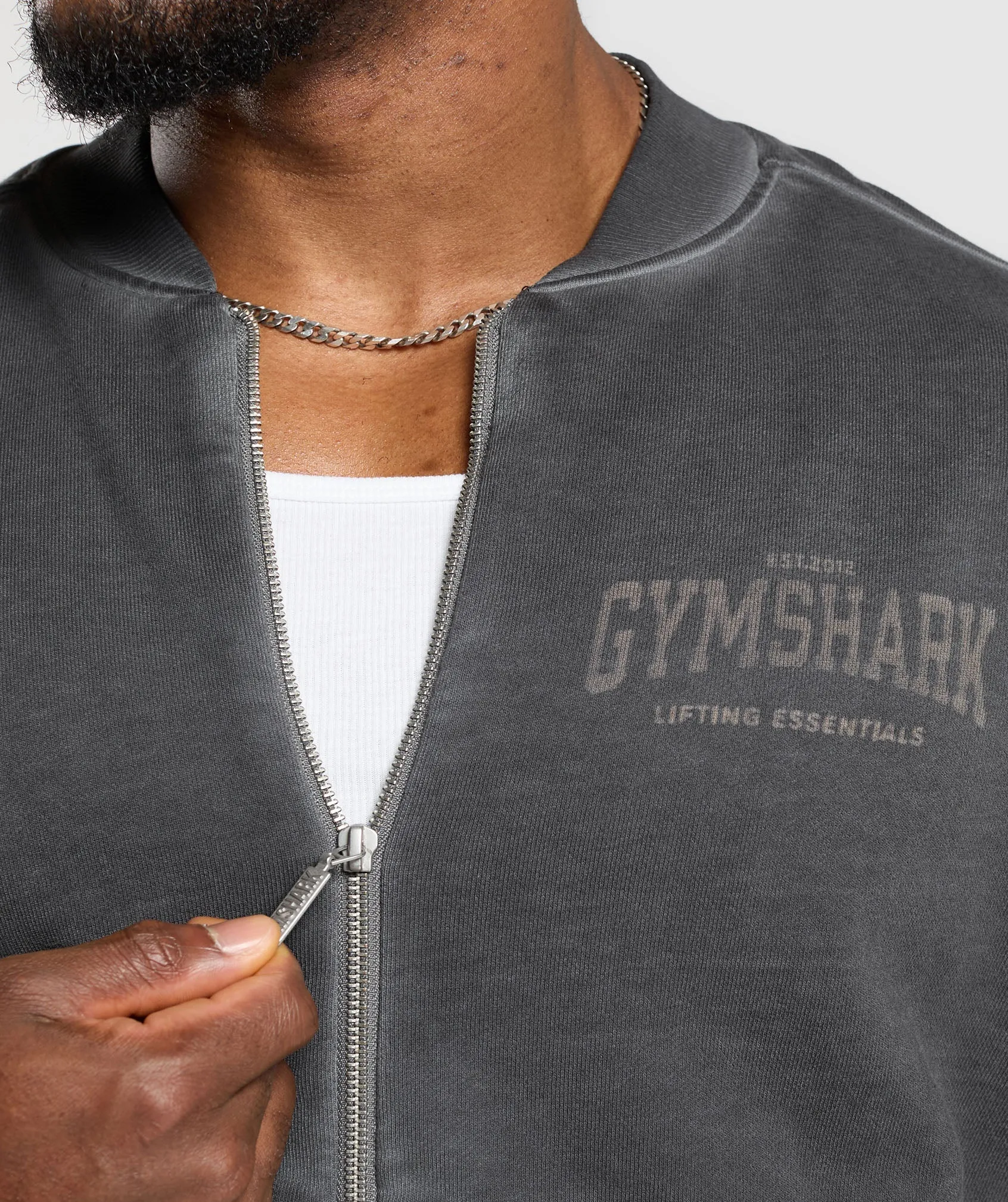 Gymshark Heavyweight Bomber Jacket - Black