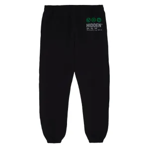 Hidden Broadcast Circles Black Sweatpants