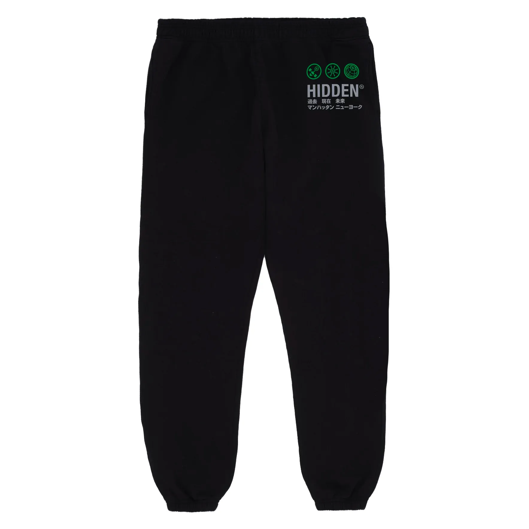 Hidden Broadcast Circles Black Sweatpants