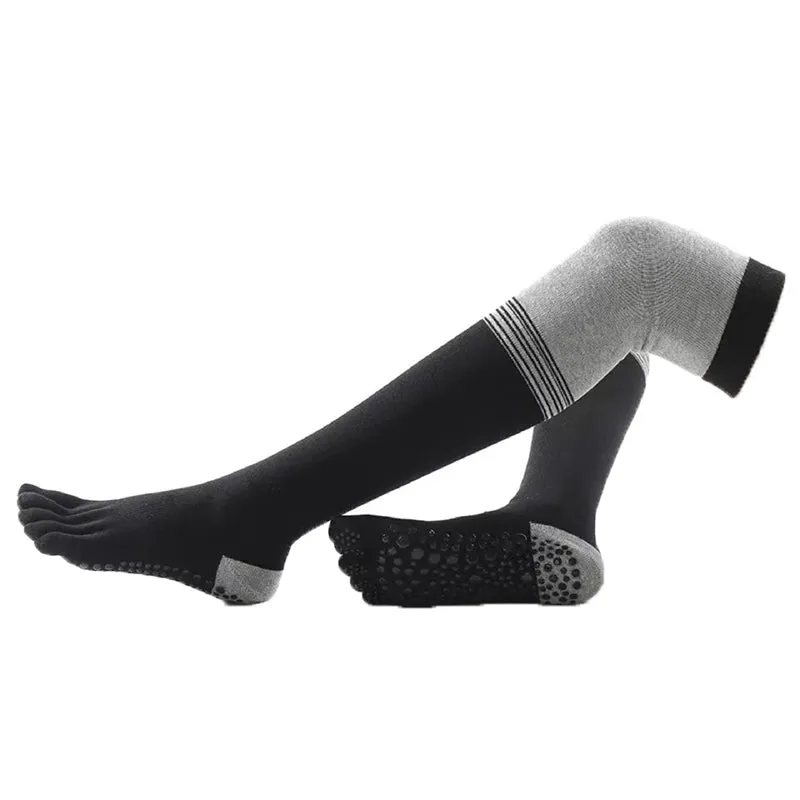 High-Performance Knee-High Yoga Socks