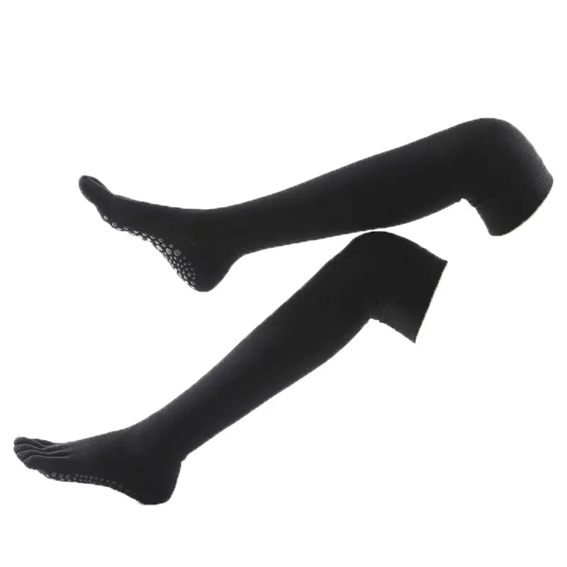 High-Performance Knee-High Yoga Socks