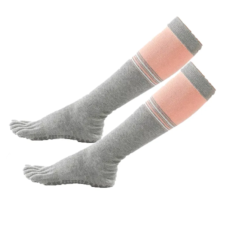 High-Performance Knee-High Yoga Socks