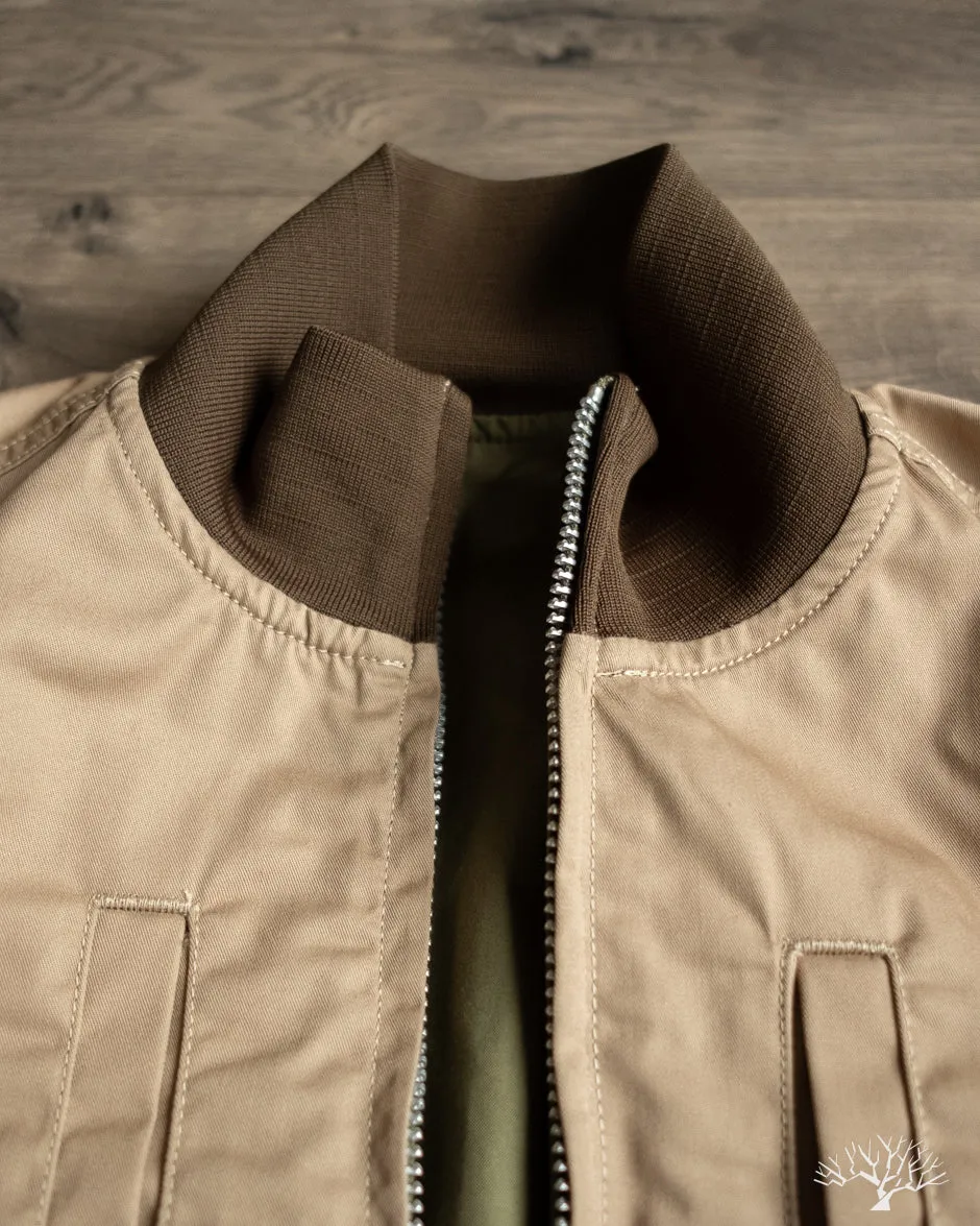 IHJ-130-OLV-NP - Reversible Tanker Jacket - Olive