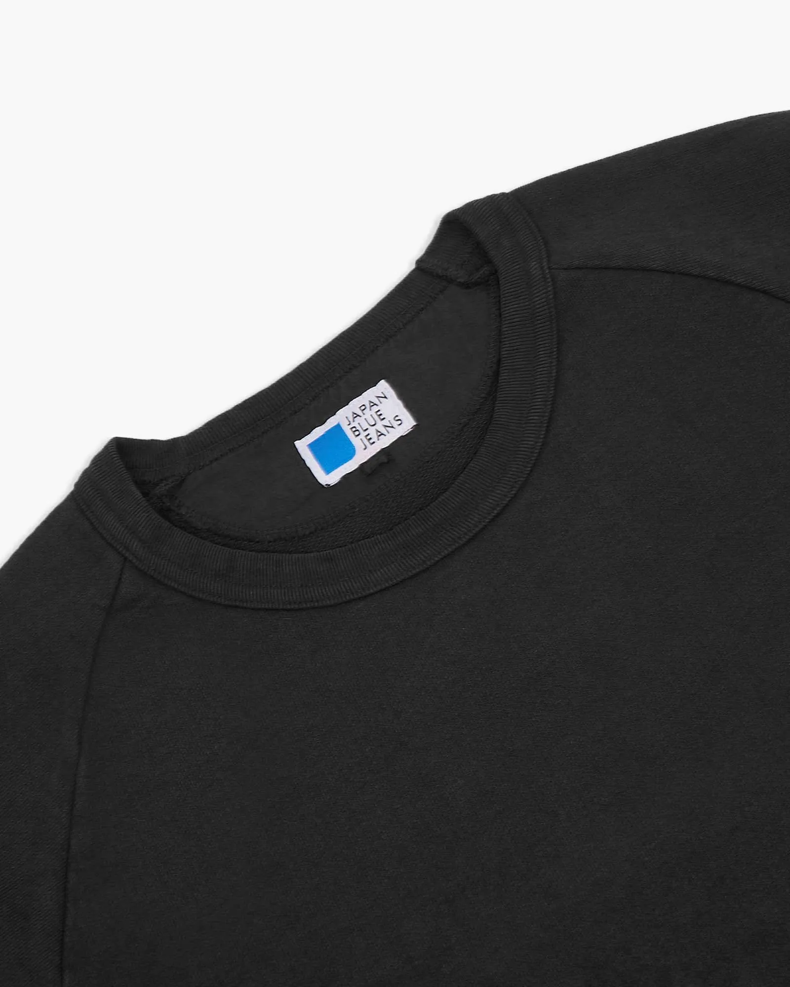 Japan Blue JBKN1001 Inlay Heavyweight L/S Tee - Black