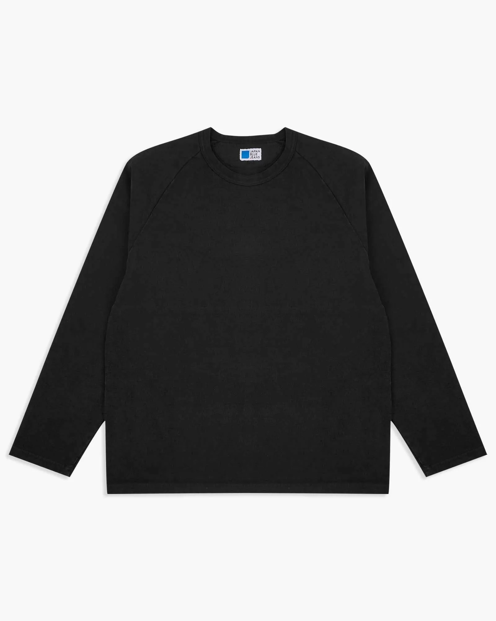 Japan Blue JBKN1001 Inlay Heavyweight L/S Tee - Black