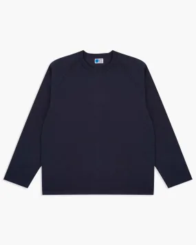 Japan Blue JBKN1001 Inlay Heavyweight L/S Tee - Navy