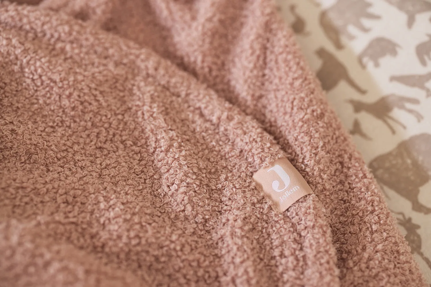 Jollein Swaddle Cloth | Bear Boucle Wild Rose