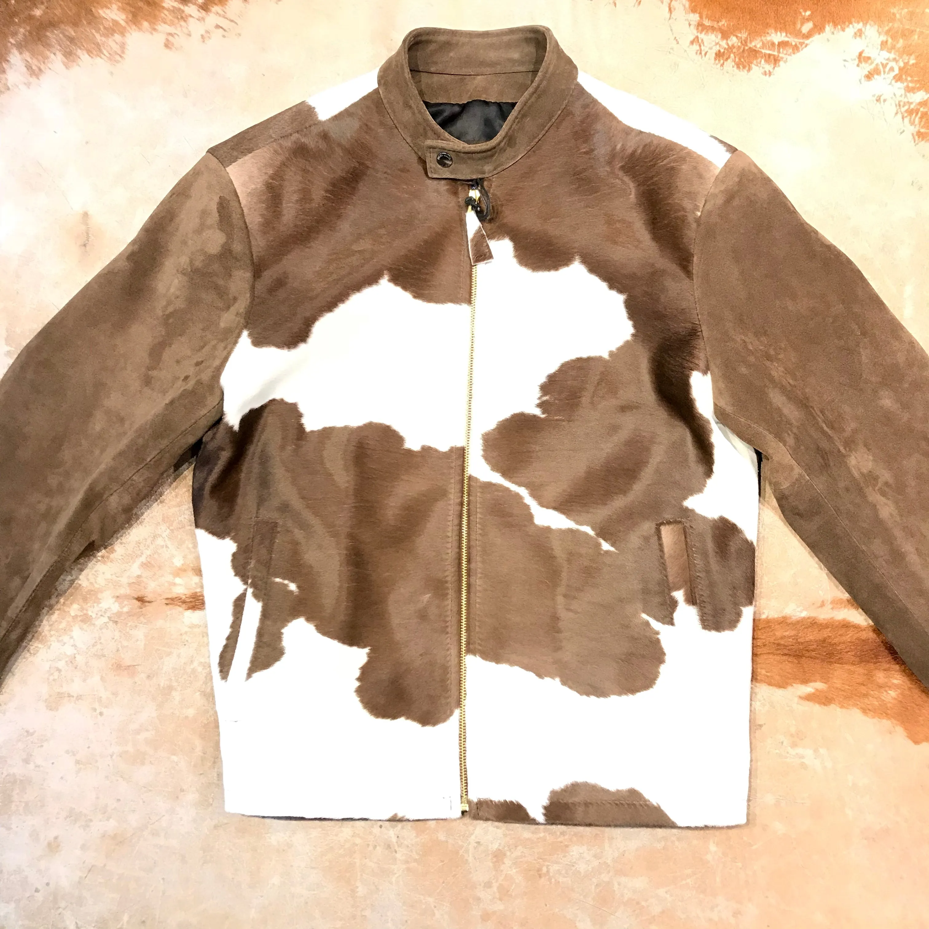 Kashani Pony Hair Suede Bomber Jacket