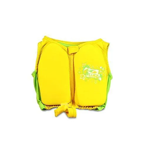 Kids Stuff Yellow and Green Swim Vest Small/Medium