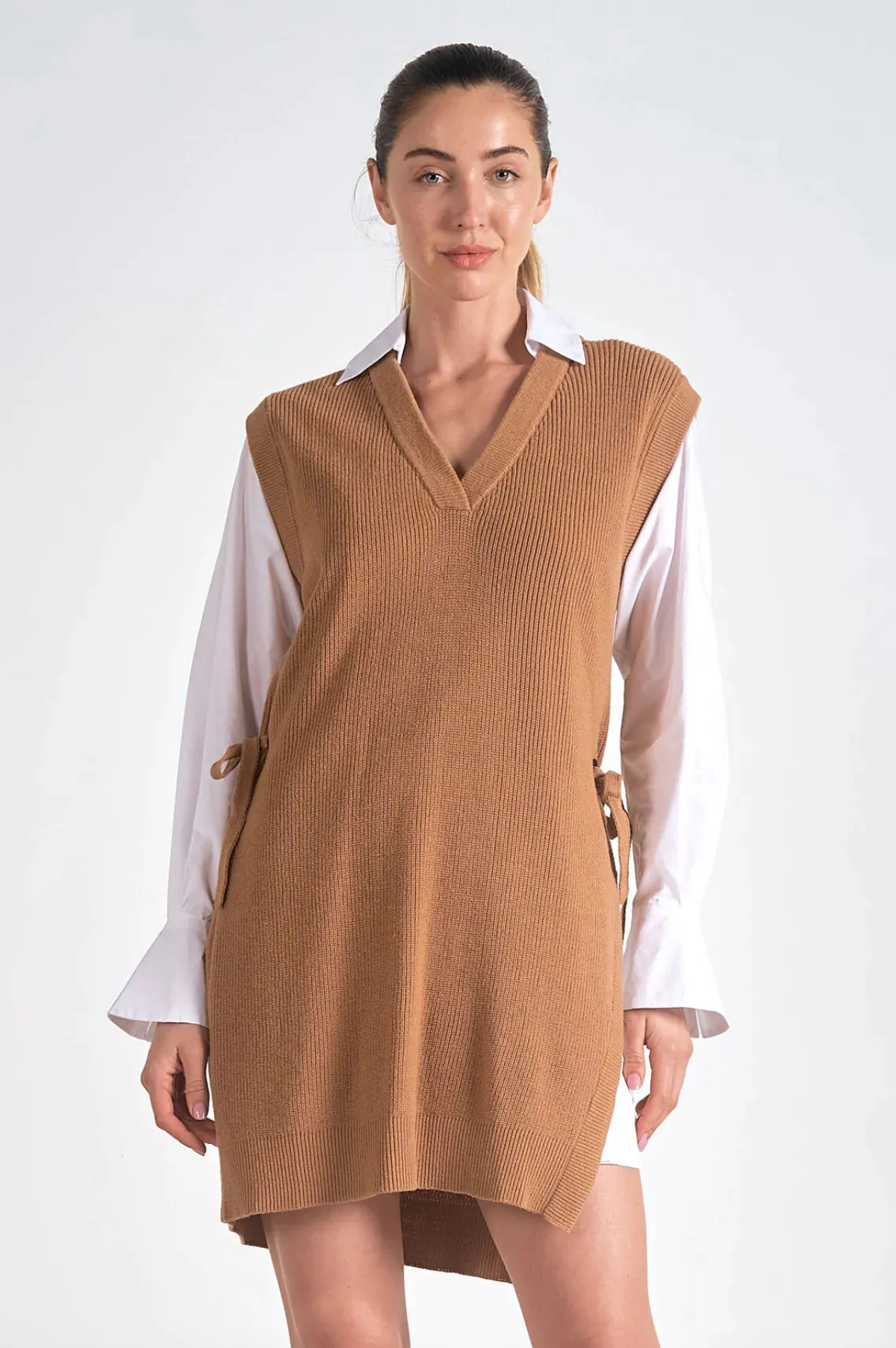 Kira Collared Shirt Dress