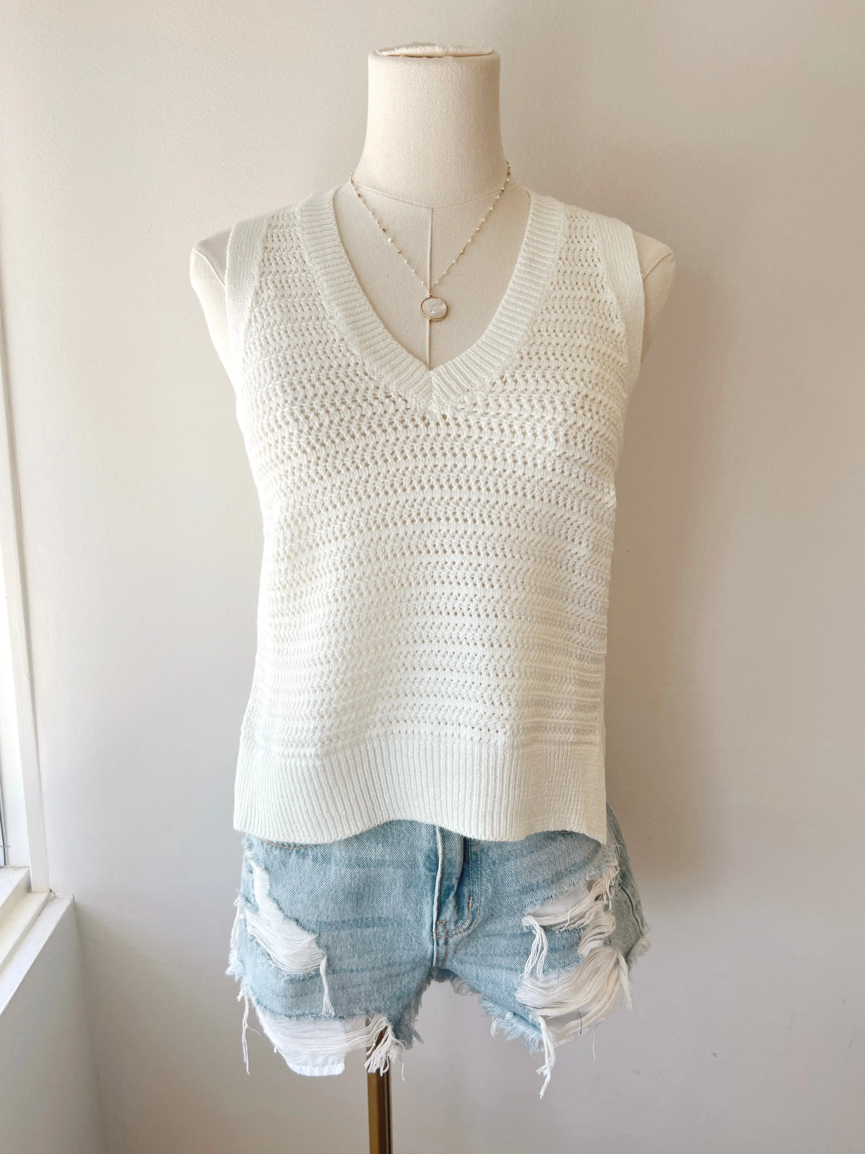 Knit Sweater Vest (3 colors)