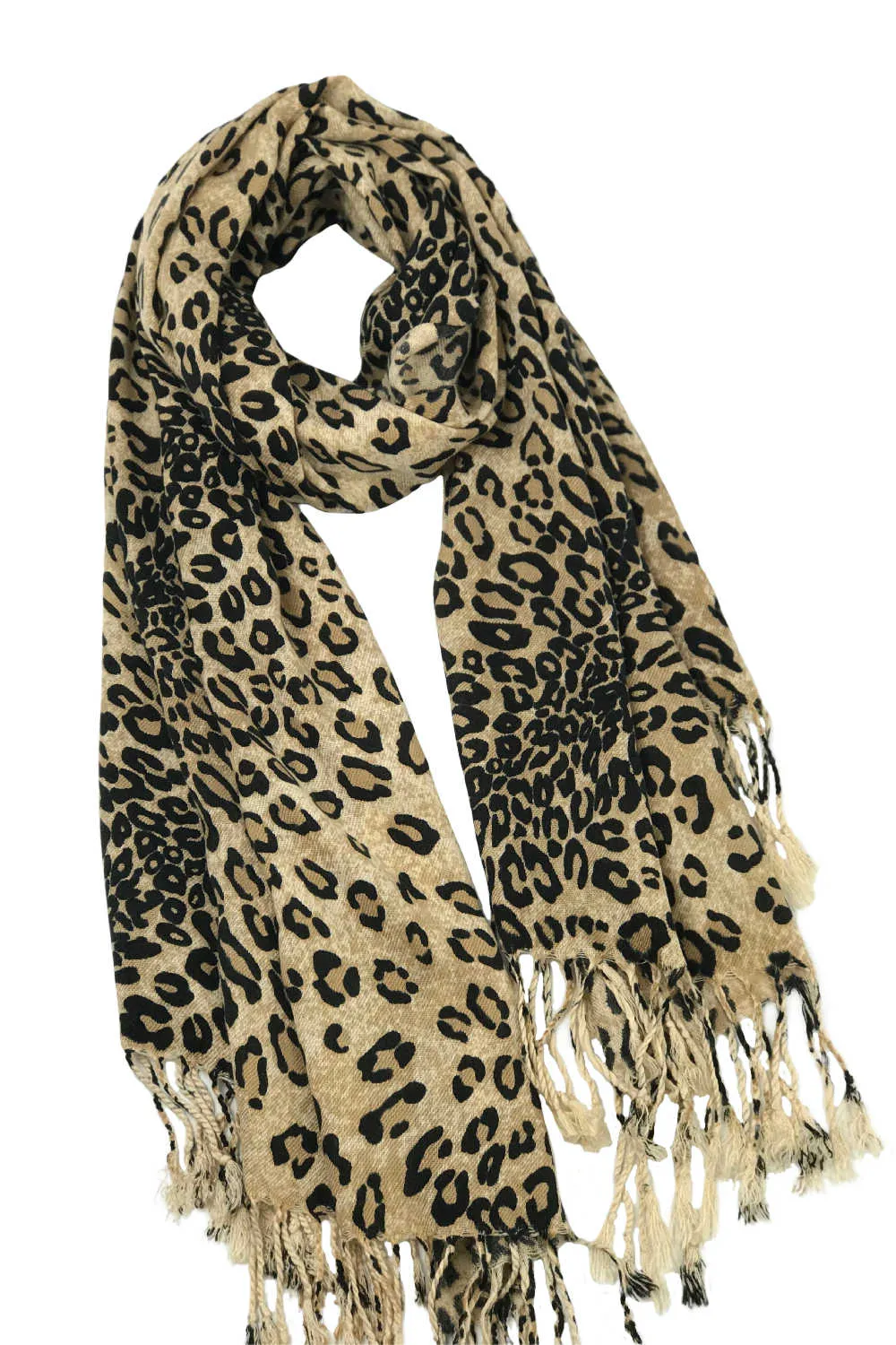 Leopard Print Shawl Wrap