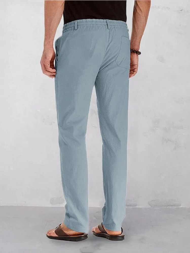 loose waist solid color sweatpants