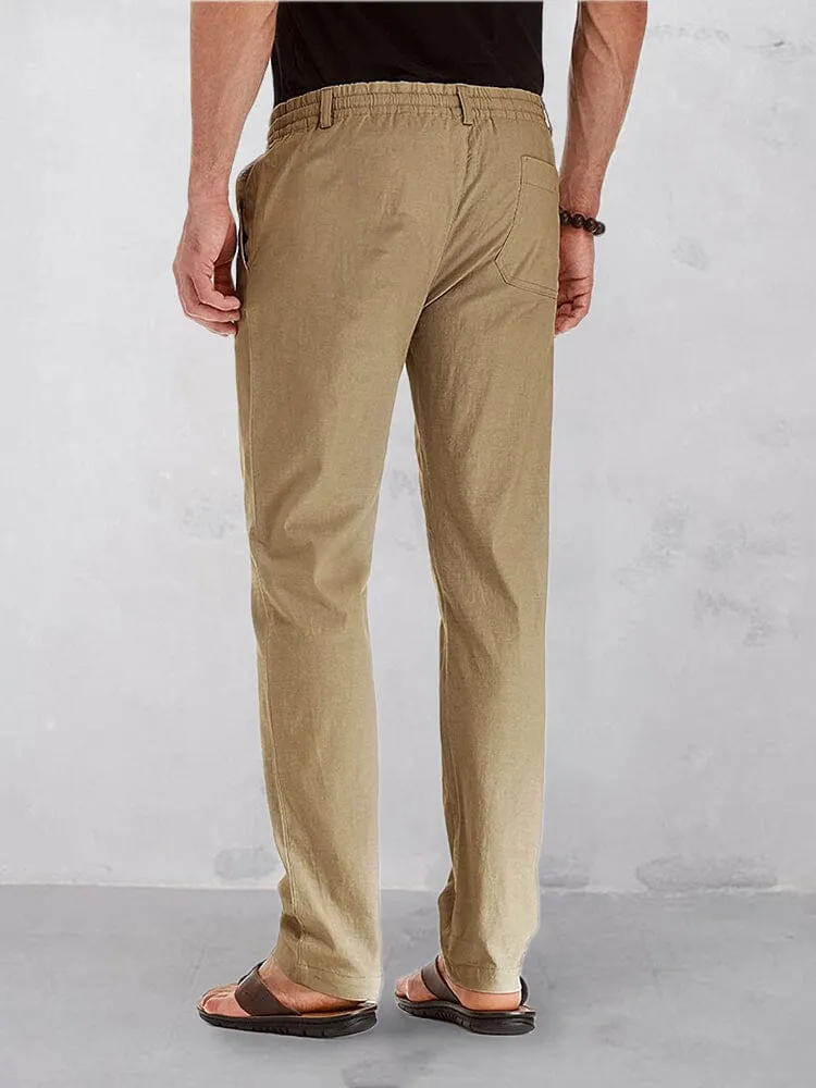 loose waist solid color sweatpants