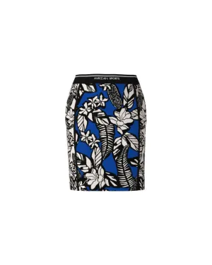 Marc Cain Floral Pattern Mix Mini Skirt