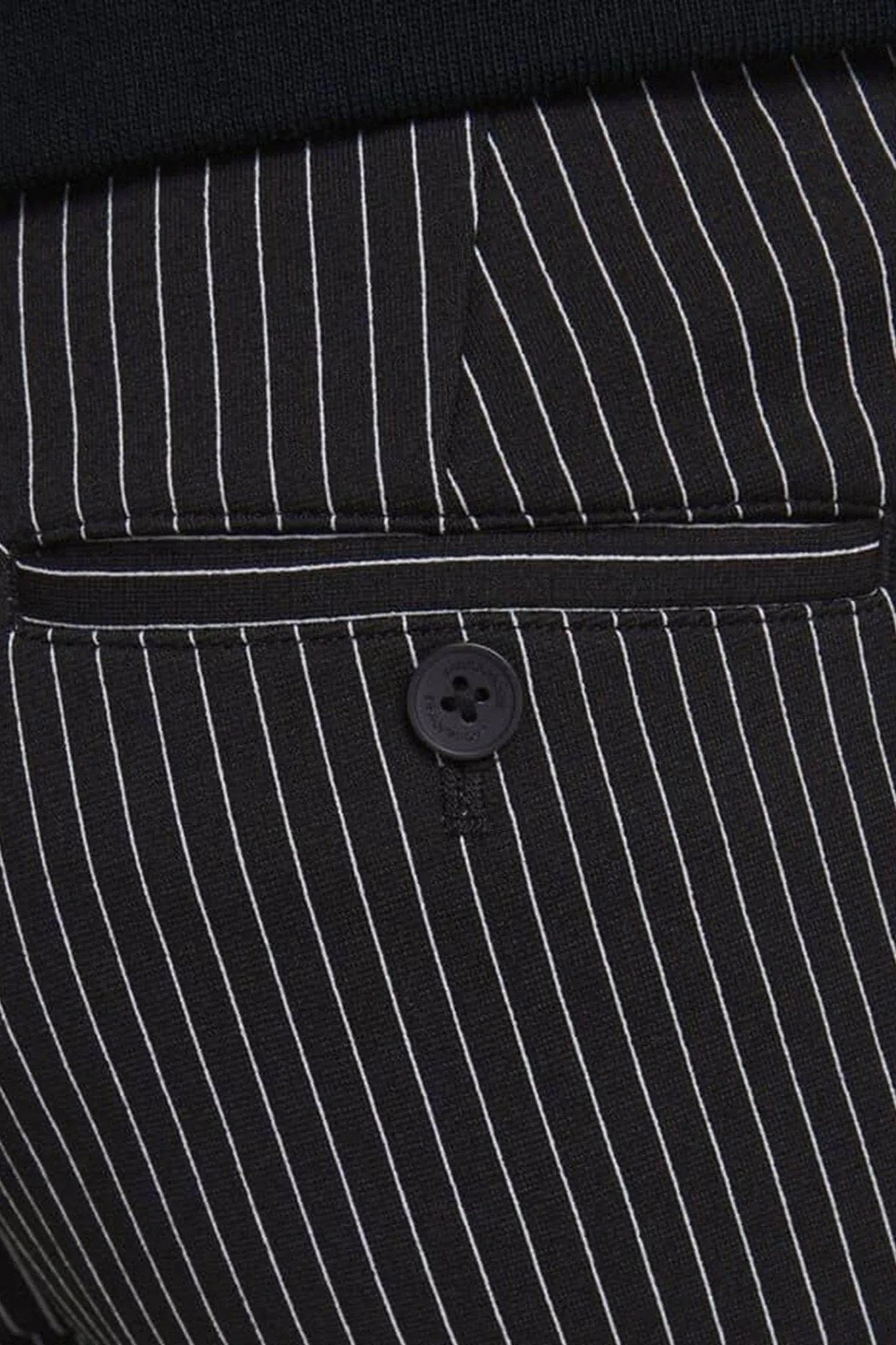 Marco Phil Trousers - Black and white striped