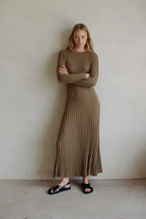 Mari Knit Dress - caramel