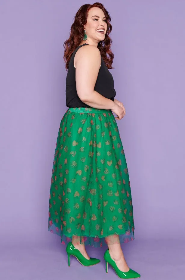 Marseille Strawberry Patch Skirt