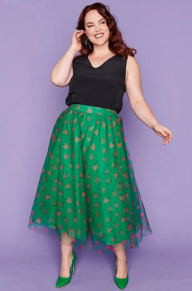 Marseille Strawberry Patch Skirt