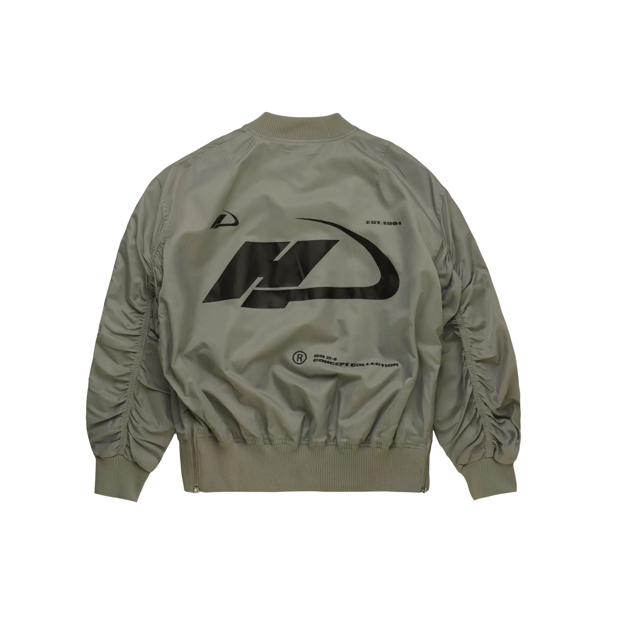 Matrix Bomber Jacket Silver