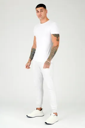 Men's Skinny Fit Joggers - White