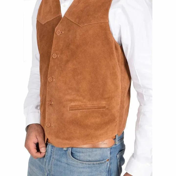 Men's Vest Business Casual V Lapel Waistcoat