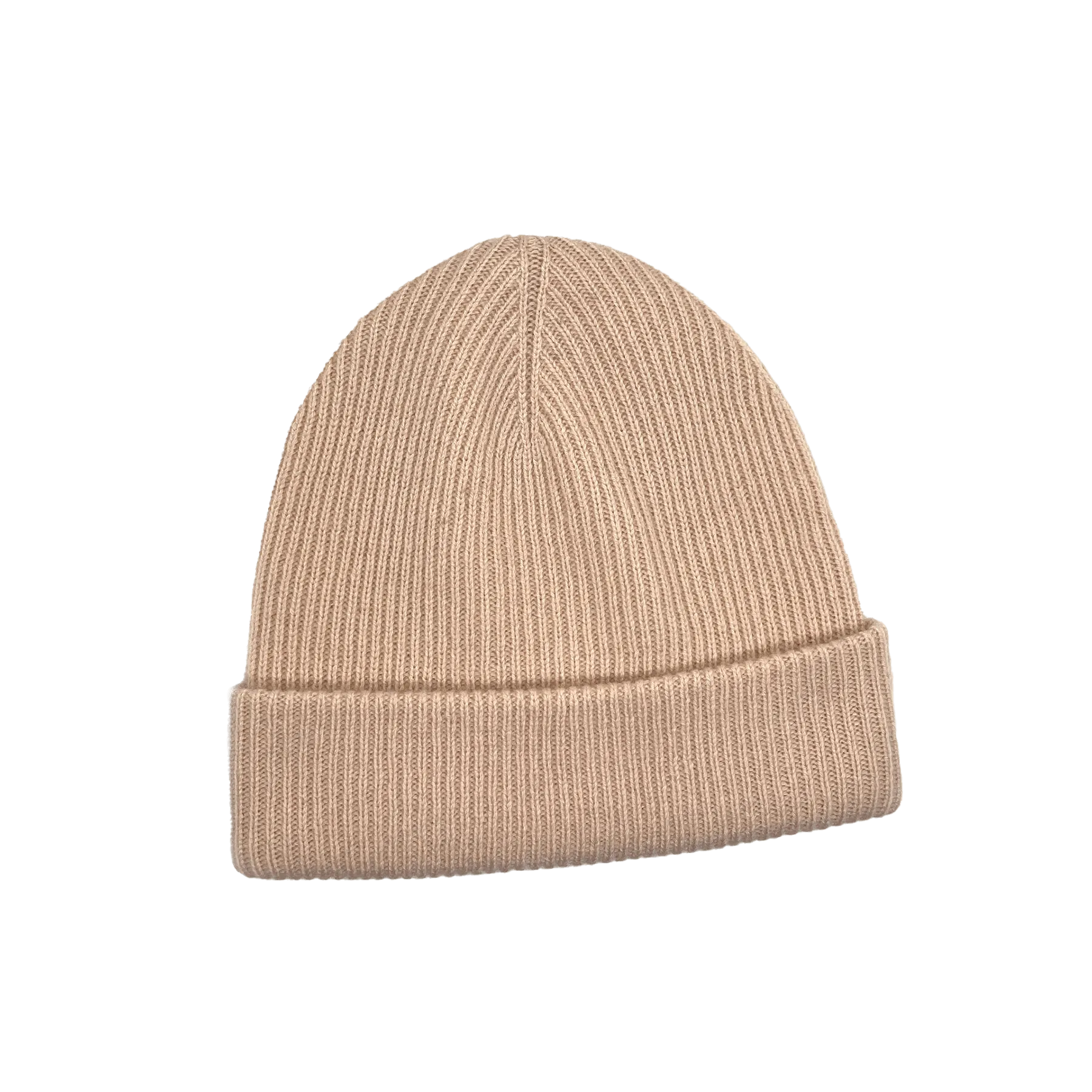 Merino Wool / Cashmere Beanie - Natural