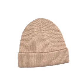 Merino Wool / Cashmere Beanie - Natural