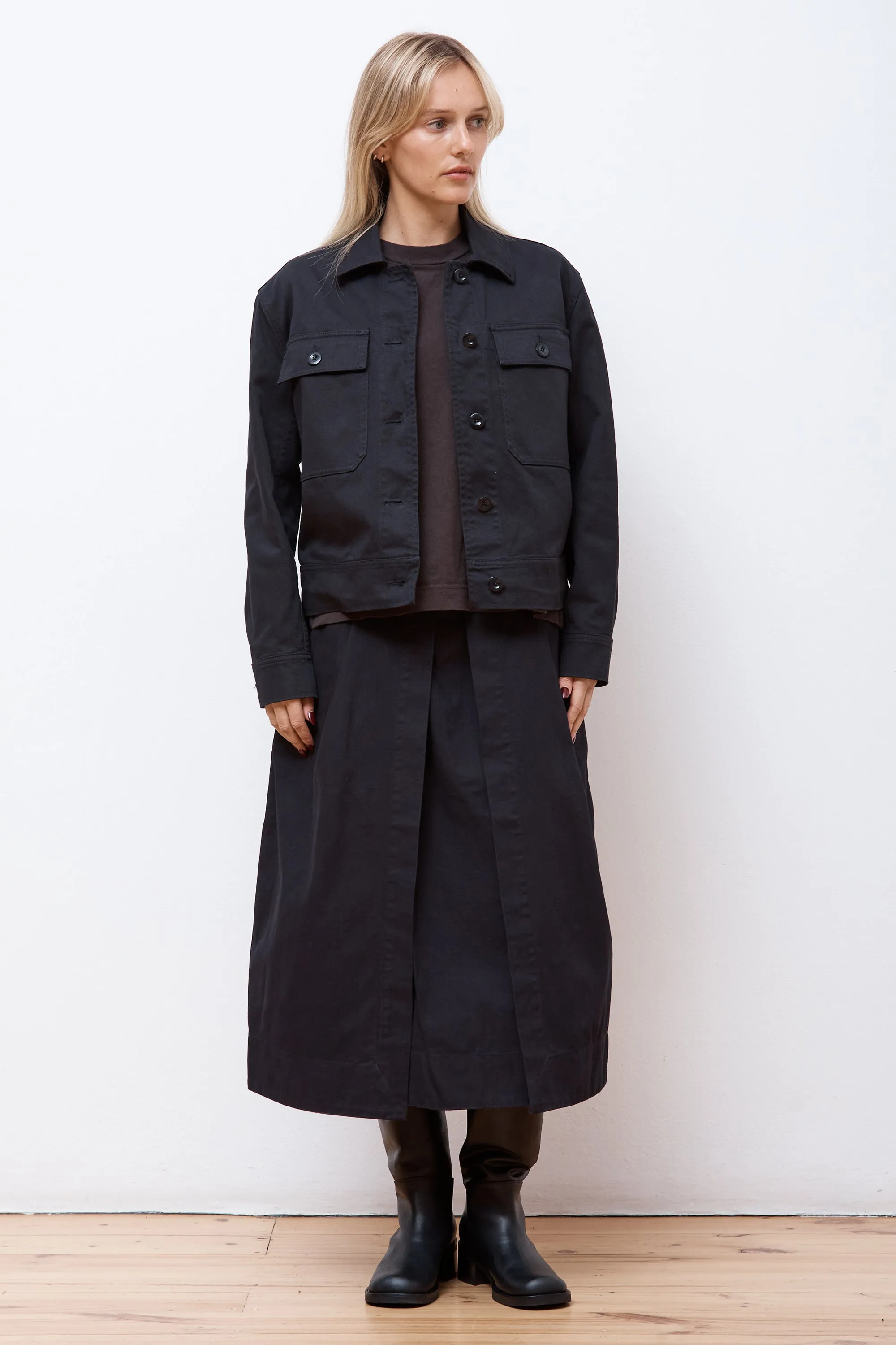 MHL Cropped Worker Jacket Black