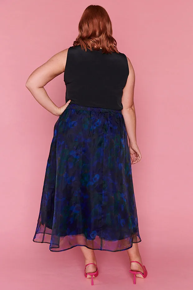 Milan Midnight Garden Party Skirt