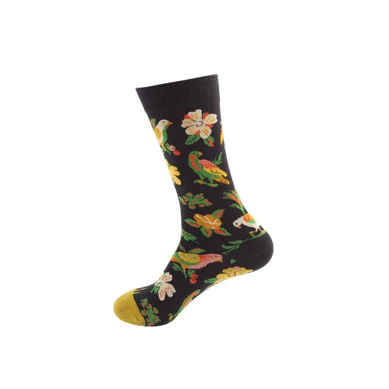 Mox JT Printed Autumn Funny Socks - Multi Color Optional