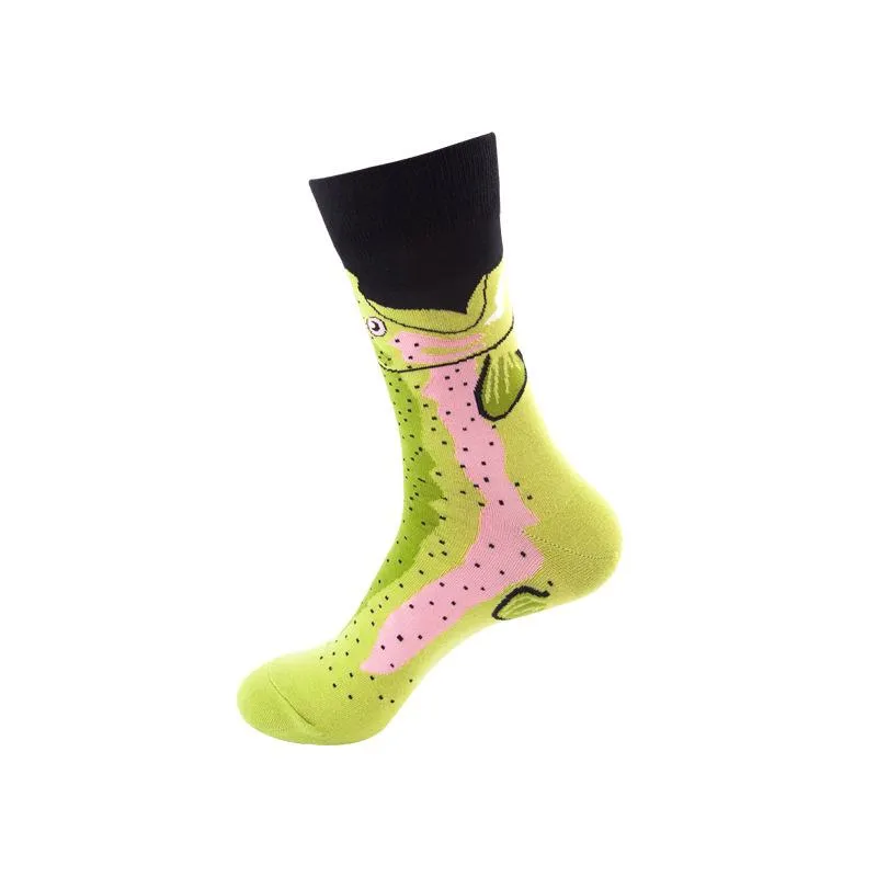 Mox JT Printed Autumn Funny Socks - Multi Color Optional