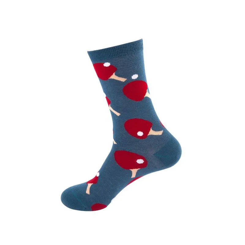 Mox JT Printed Autumn Funny Socks - Multi Color Optional